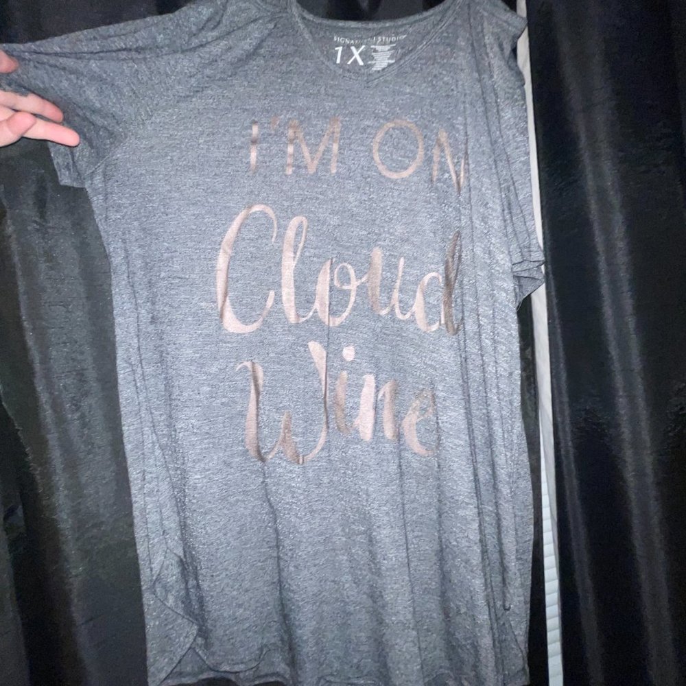 I'm on cloud Wine Shirt